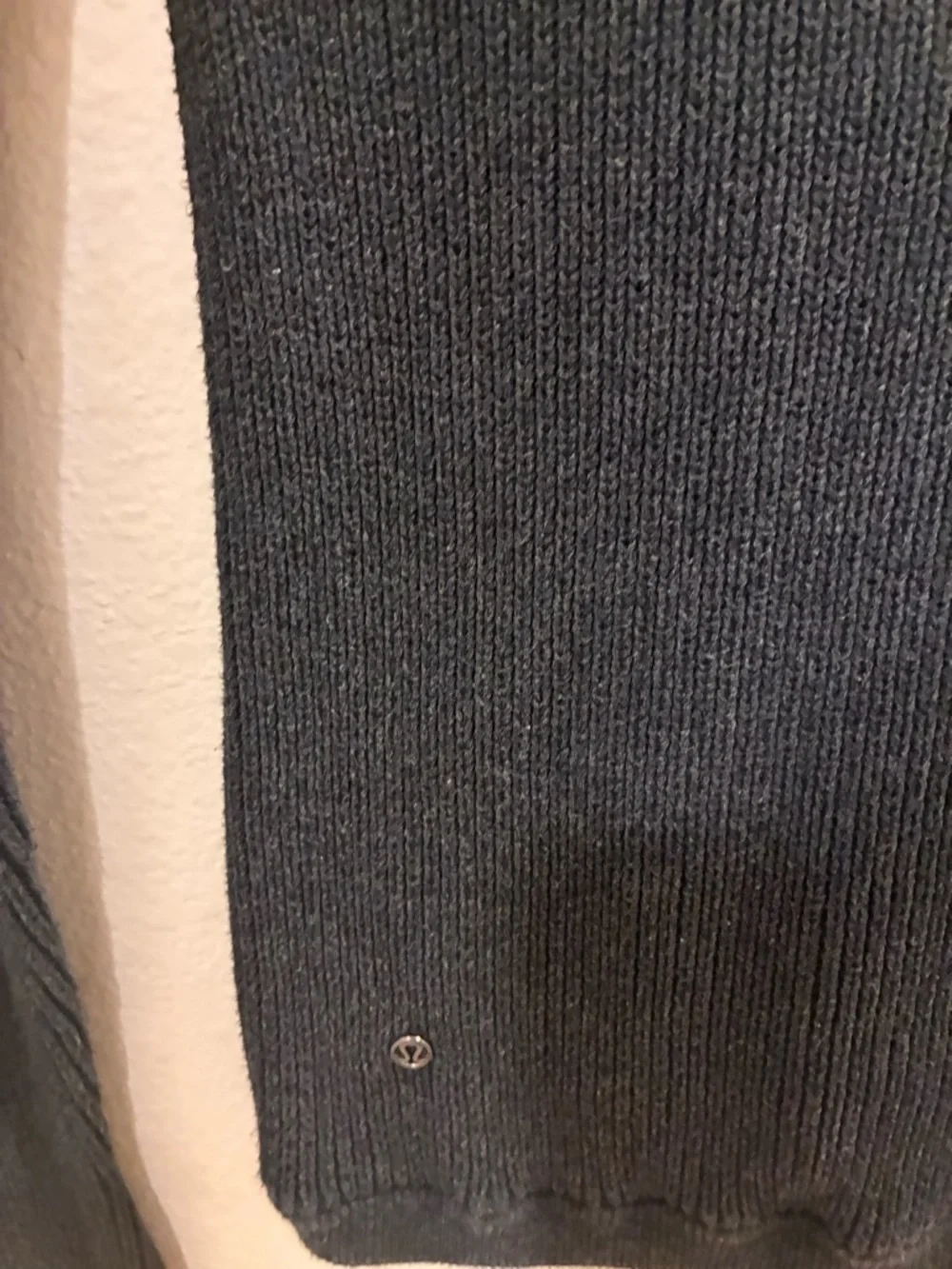 lululemon athletica Charcoal Ribbed Crew Sweater